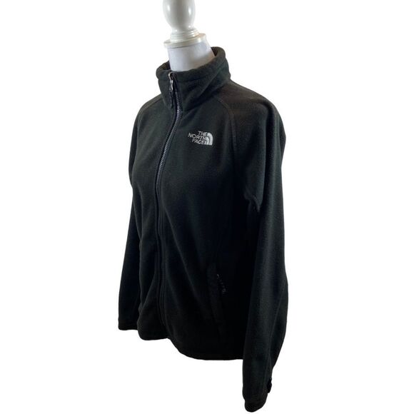 The North Face Women’s Black Fleece Full Zipper Jacket Size Small - Picture 1 of 10